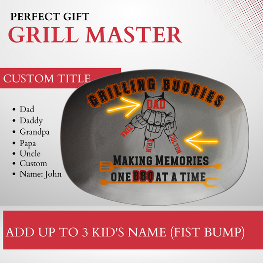 Grilling Buddies Making Memories One BBQ At A Time Custom Grill Plate