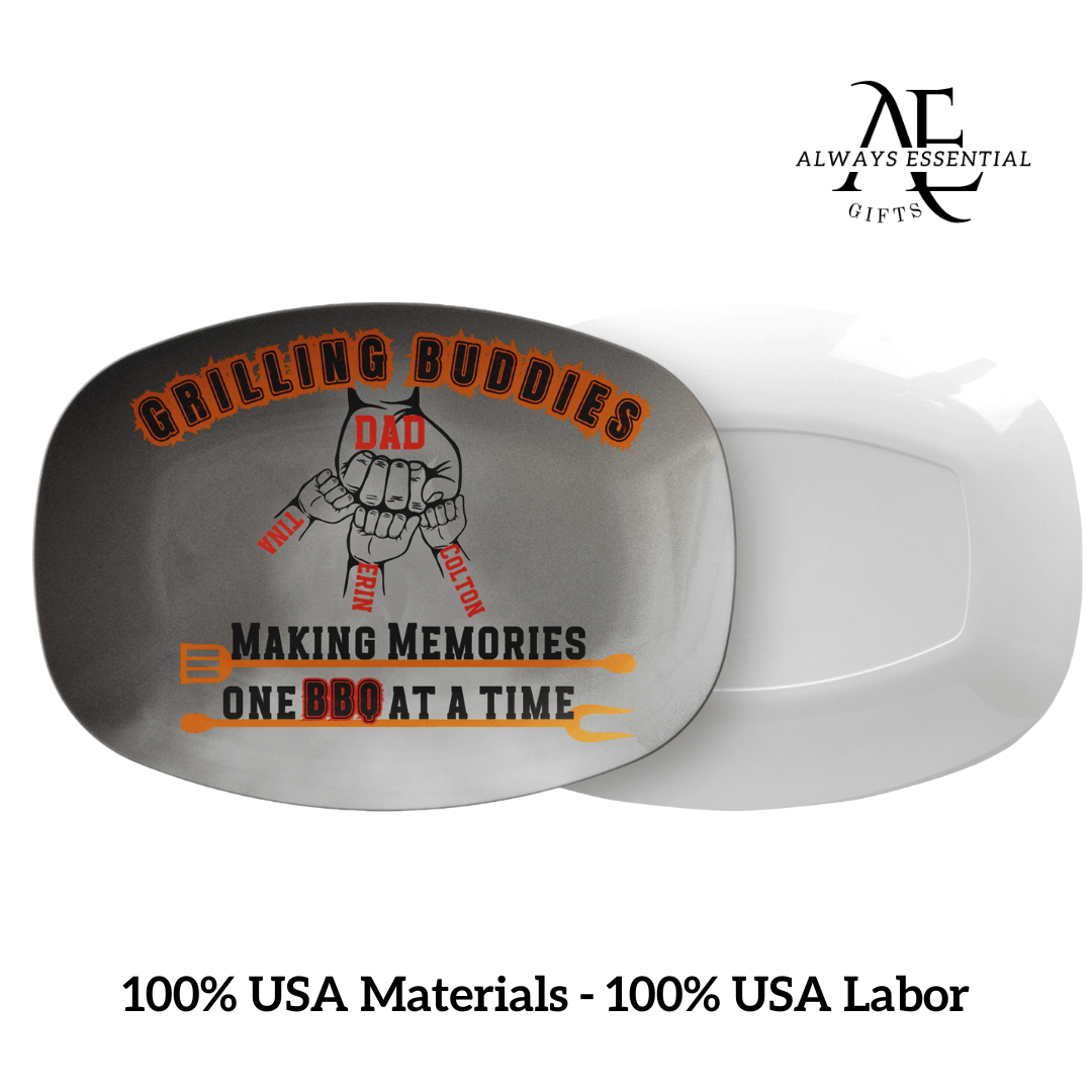 Grilling Buddies Making Memories One BBQ At A Time Custom Grill Plate