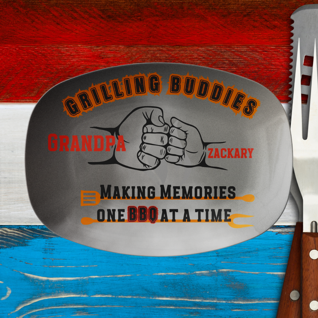 Grilling Buddies Making Memories One BBQ At A Time Custom Grill Plate