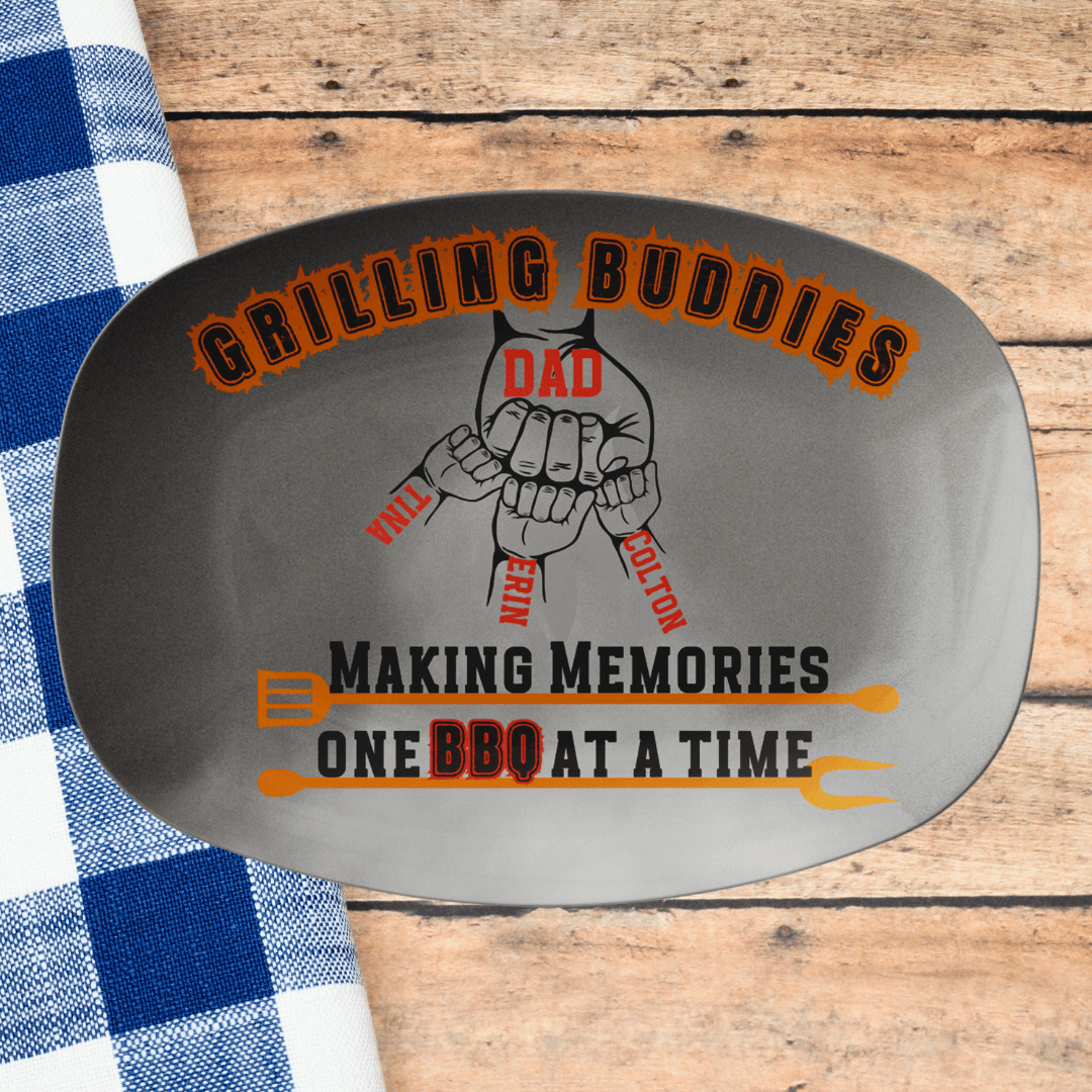 Grilling Buddies Making Memories One BBQ At A Time Custom Grill Plate