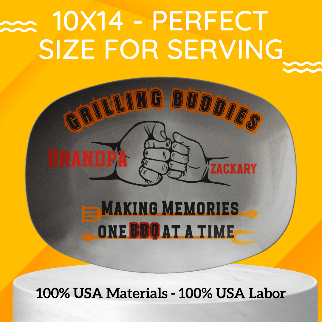 Grilling Buddies Making Memories One BBQ At A Time Custom Grill Plate