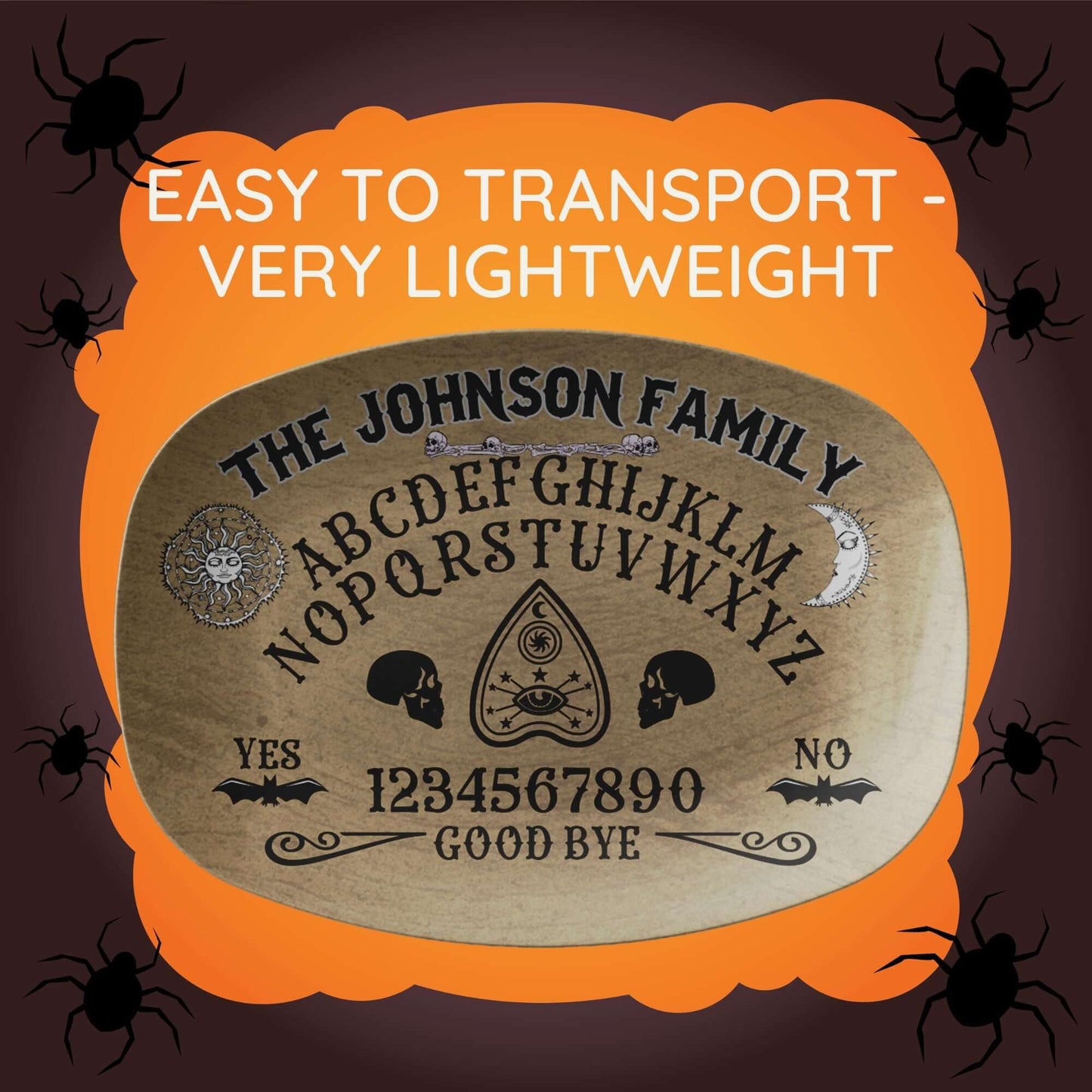 Ouija Board Personalized Platter, Custom Serving Tray