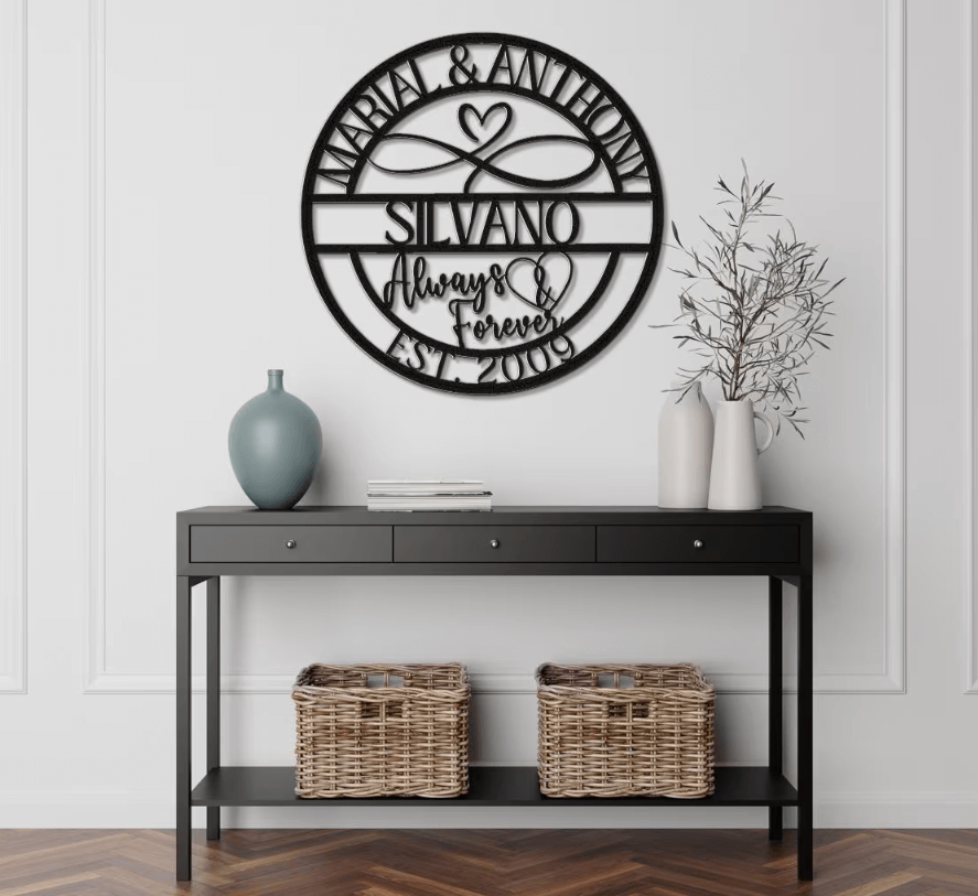 Infinite Love Always & Forever, Custom Wedding & Anniversary Gift