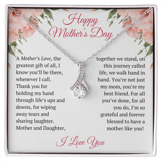 Mothers Day Necklace, Gift For Mom From Daughter