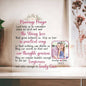 Personalized Marriage Prayer Acrylic Heart Plaque With Custom Photo, Couples Names, & Year