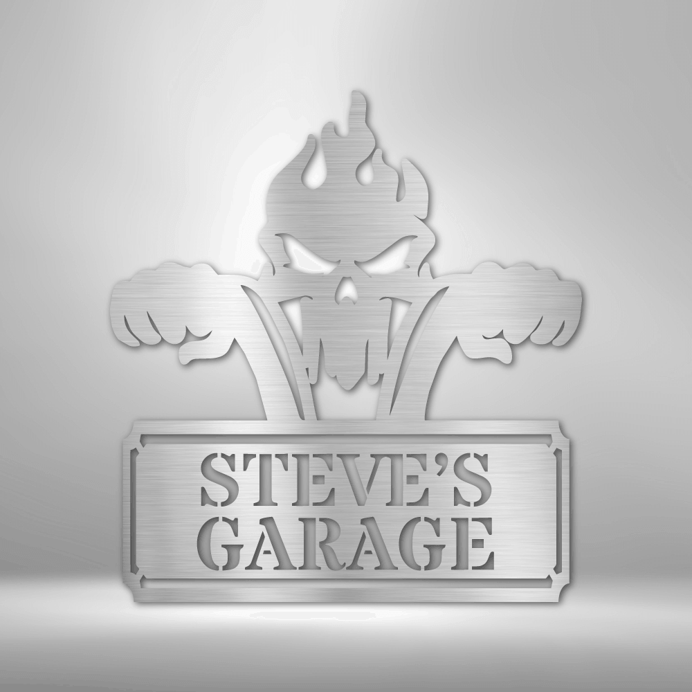 Rough Ride Monogram - Steel Sign - Always Essential Gifts