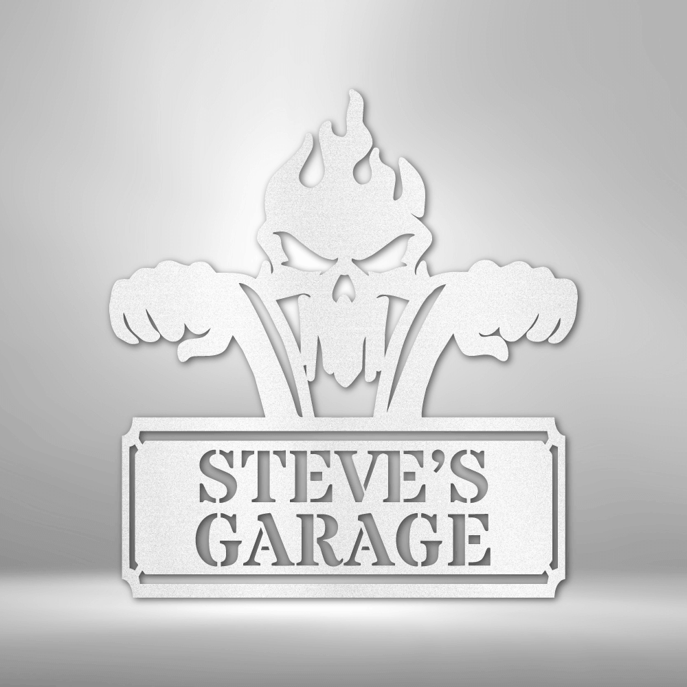 Rough Ride Monogram - Steel Sign - Always Essential Gifts