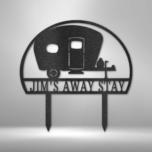 Camper Yard Monogram Camper Yard Stake Sign