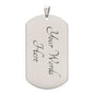 To My Son Dog Tag I Hope You Believe In Yourself Never Forget I Love You Love Mom