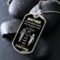 Call On Me Brother Dog Tag Necklace Chain, Brother For Life, Call On Me Brother Fist Bump, To My Brother, Bro