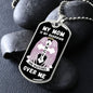 Wings Dog Tag Necklace My Mom Is My Guardian Angel She Watches Over Me