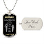 Call On Me Brother Dog Tag Necklace Chain, Brother For Life, Call On Me Brother Fist Bump, To My Brother, Bro