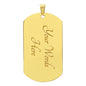 To My Badass Daughter Whenever You Feel Unloved Straighten Your Crown Dog Tag