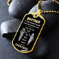 Call On Me Brother Dog Tag Necklace Chain, Brother For Life, Call On Me Brother Fist Bump, To My Brother, Bro