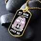 Wings Dog Tag Necklace My Mom Is My Guardian Angel She Watches Over Me