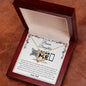 To My Bonus Daughter I May Not Have Given You The Gift Of Life, Family Isn't Always Blood, Heart Necklace Step Dad