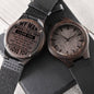 My Man Engraved Wooden Watch - When I Tell You I Love You I Don't Say It Out Of Habit