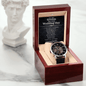 Soon-to-be Husband Groom Gift From Bride - Wedding Day Gift Exchange - Skeleton Watch For Groom - Wedding Gift For Groom From Bride
