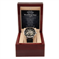 Soon-to-be Husband Groom Gift From Bride - Wedding Day Gift Exchange - Skeleton Watch For Groom - Wedding Gift For Groom From Bride