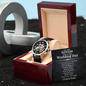 Soon-to-be Husband Groom Gift From Bride - Wedding Day Gift Exchange - Skeleton Watch For Groom - Wedding Gift For Groom From Bride
