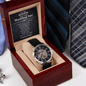 Soon-to-be Husband Groom Gift From Bride - Wedding Day Gift Exchange - Skeleton Watch For Groom - Wedding Gift For Groom From Bride