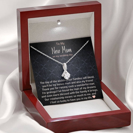 Sentimental Mother In Law Wedding Gift From Bride, Mother of the Groom Necklace, Future Mother in Law Wedding Gift, Gift For Mother-In-Law