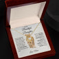 To My Beautiful Daughter Love Knot Necklace, To Daughter Love Mom