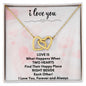 romantic heart necklace