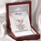 heart necklace gift for wife