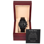 To My Man Chronograph Watch, Wristwatch For Him, Gift For Husband, Boyfriend, Soulmate