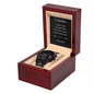 To My Man Chronograph Watch, Wristwatch For Him, Gift For Husband, Boyfriend, Soulmate