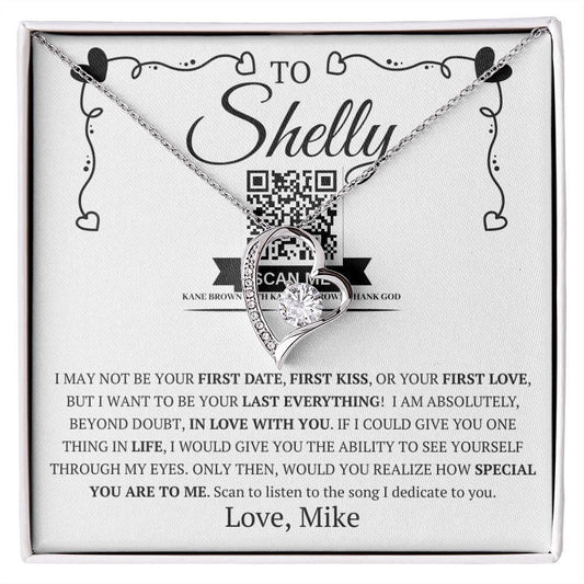 Personalized To (Name) Love (Your Name) - I Just Want To Be Your Last Everything - Forever Love Heart Necklace