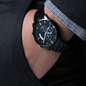 To My Man Chronograph Watch, Wristwatch For Him, Gift For Husband, Boyfriend, Soulmate