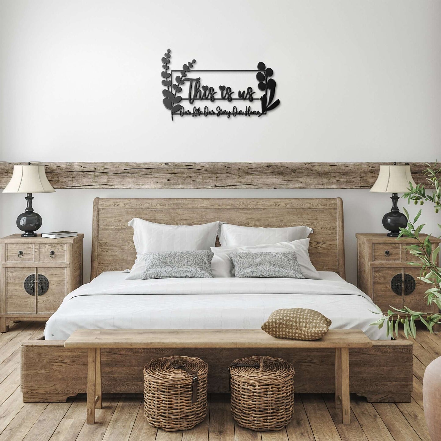This Is Us Our Life Our Story Our Home Metal Wall Art - Steel Art Sign Home Decor