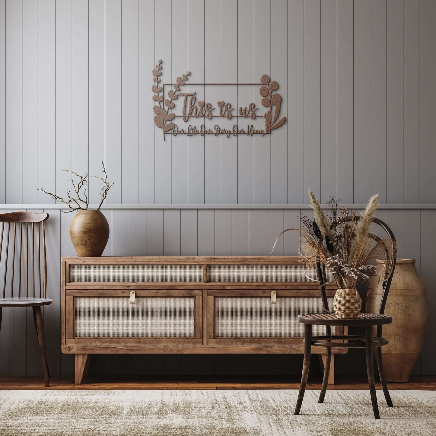 This Is Us Our Life Our Story Our Home Metal Wall Art - Steel Art Sign Home Decor
